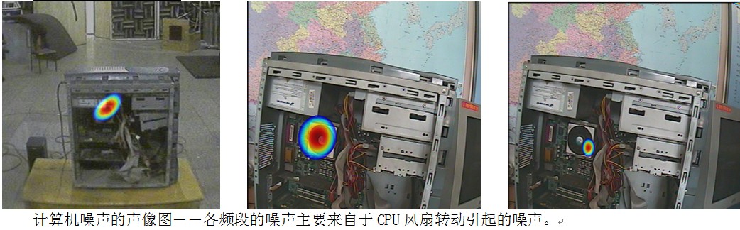 计算机噪声的声像图